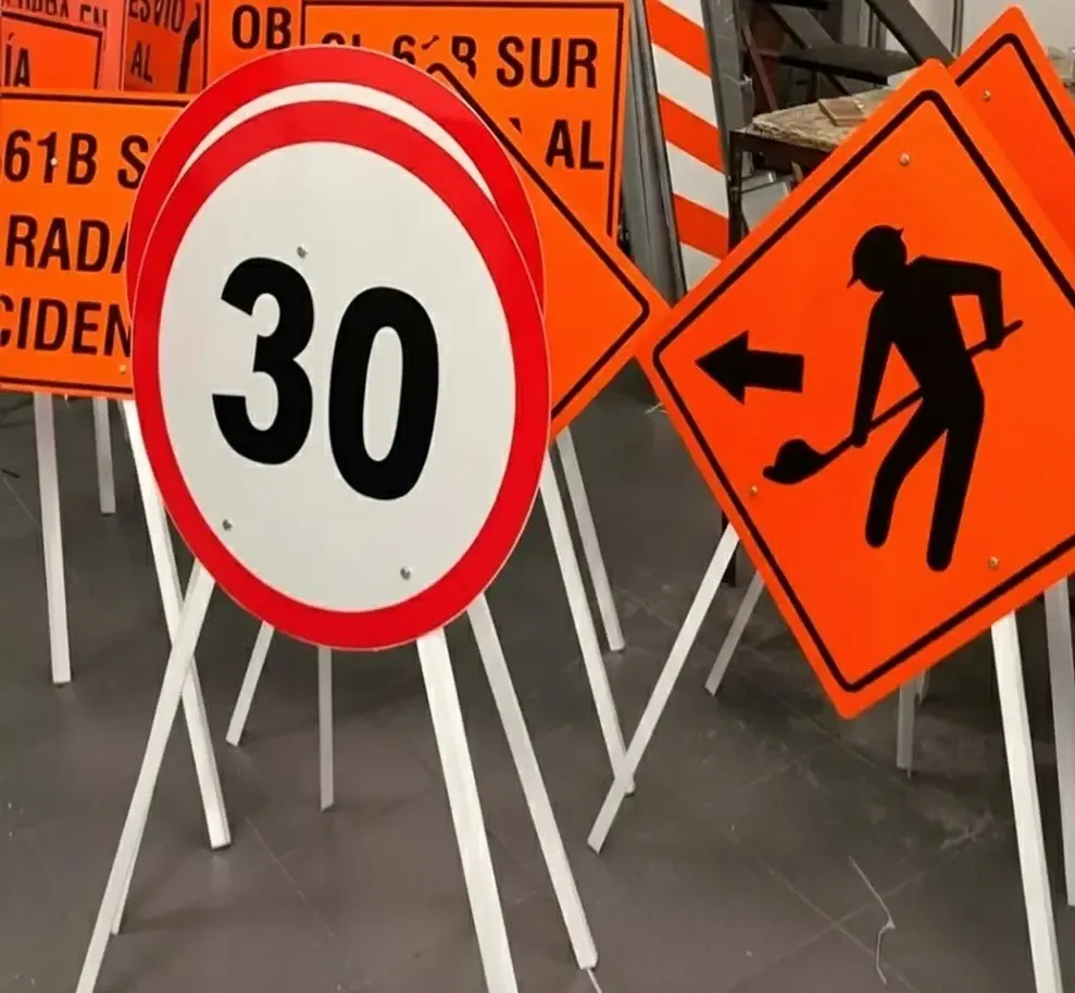 Señalética de obras en Temuco